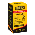 خازن کولر گازی 35+5 میکروفاراد OG COOL | خازن دائم 450 ولت - تصویر 2