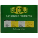 موتور فن یخچال ویترینی 16 وات تمام مس تحت لیسانس ایتالیا برند OG COOL - تصویر 3