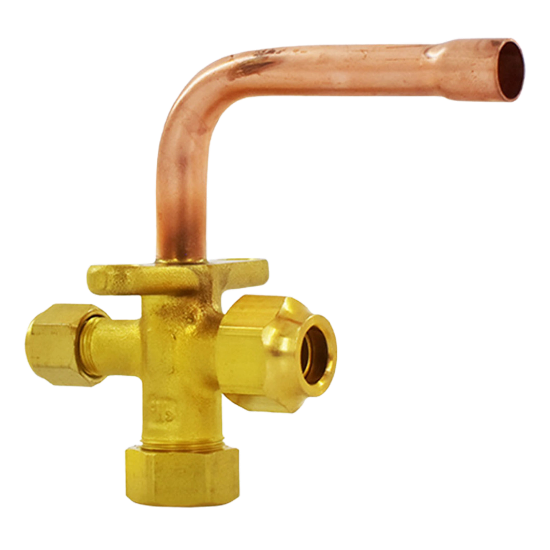 valve5.8-1 شیرسرویس کولراسپیلت 5/8 کج (45درجه) - تصویر 1