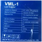 نشت یاب گاز ولیو مدل VML-1 - تصویر 3