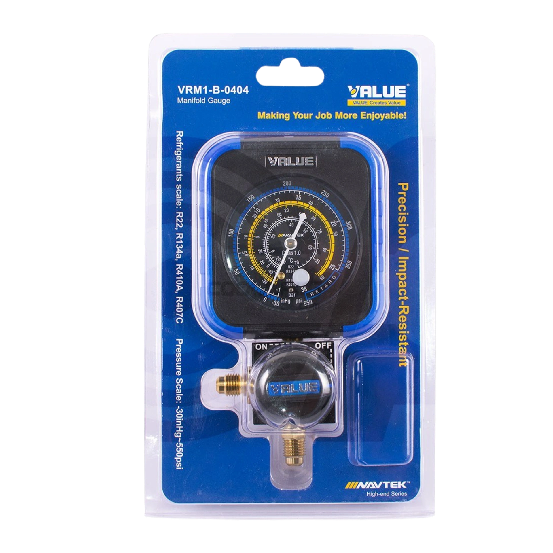 VRM-1 گیج سرویس تک مدل نواتک فشارپایین VRM-B-0404 - تصویر 1